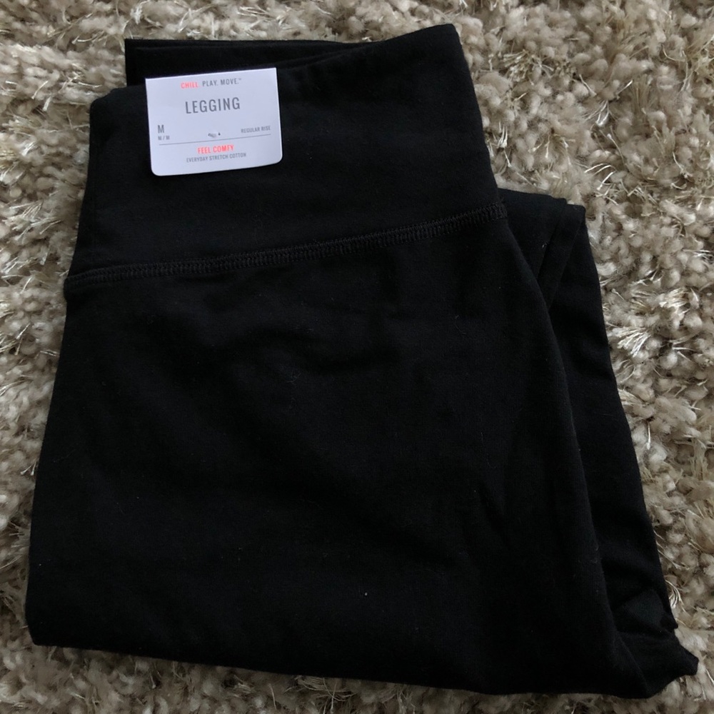 Black leggings from aerie